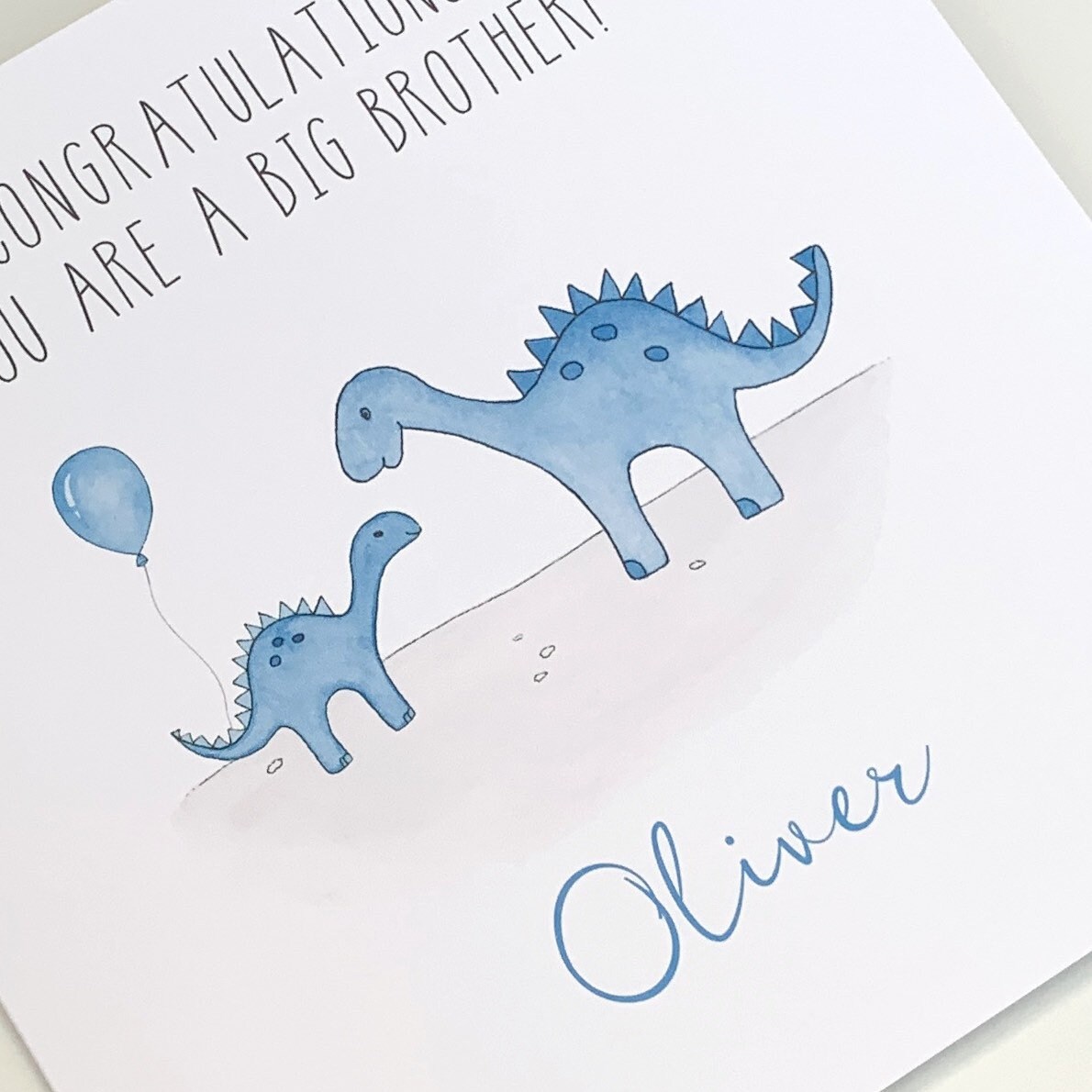 Personalised New Big Brother Card Personalised Brother Cards Etsy