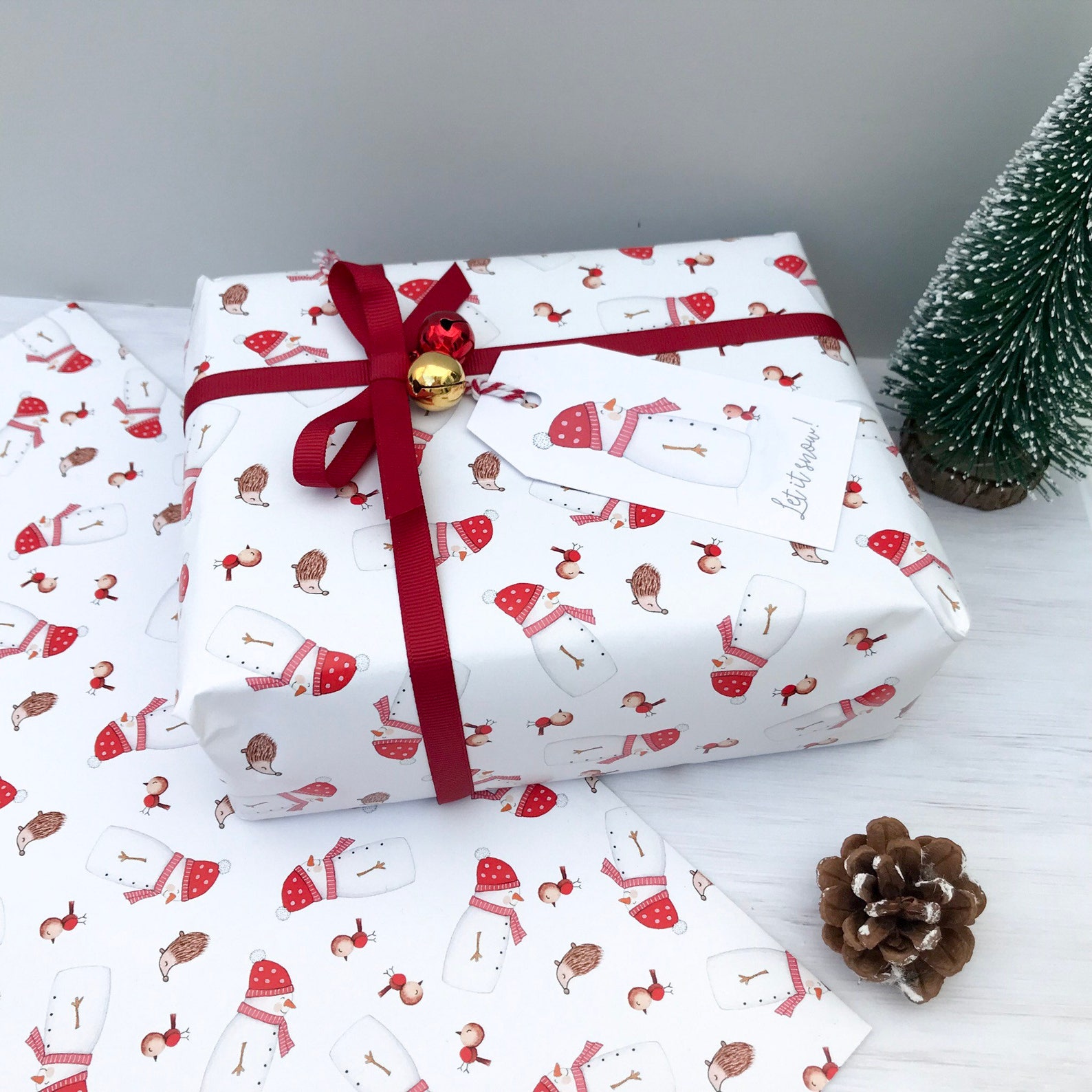 Christmas Wrapping Paper Christmas Gift Wrap Festive Gift - Etsy UK