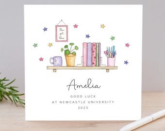 Good Luck At University Card - Starting Uni First Day Card
