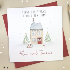 Personalised First Christmas in Your New Home Card 1st Christmas in