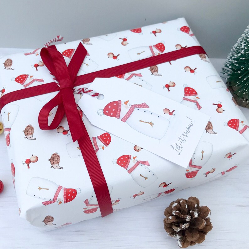 Christmas Wrapping Paper Christmas Gift Wrap Festive Gift Etsy UK