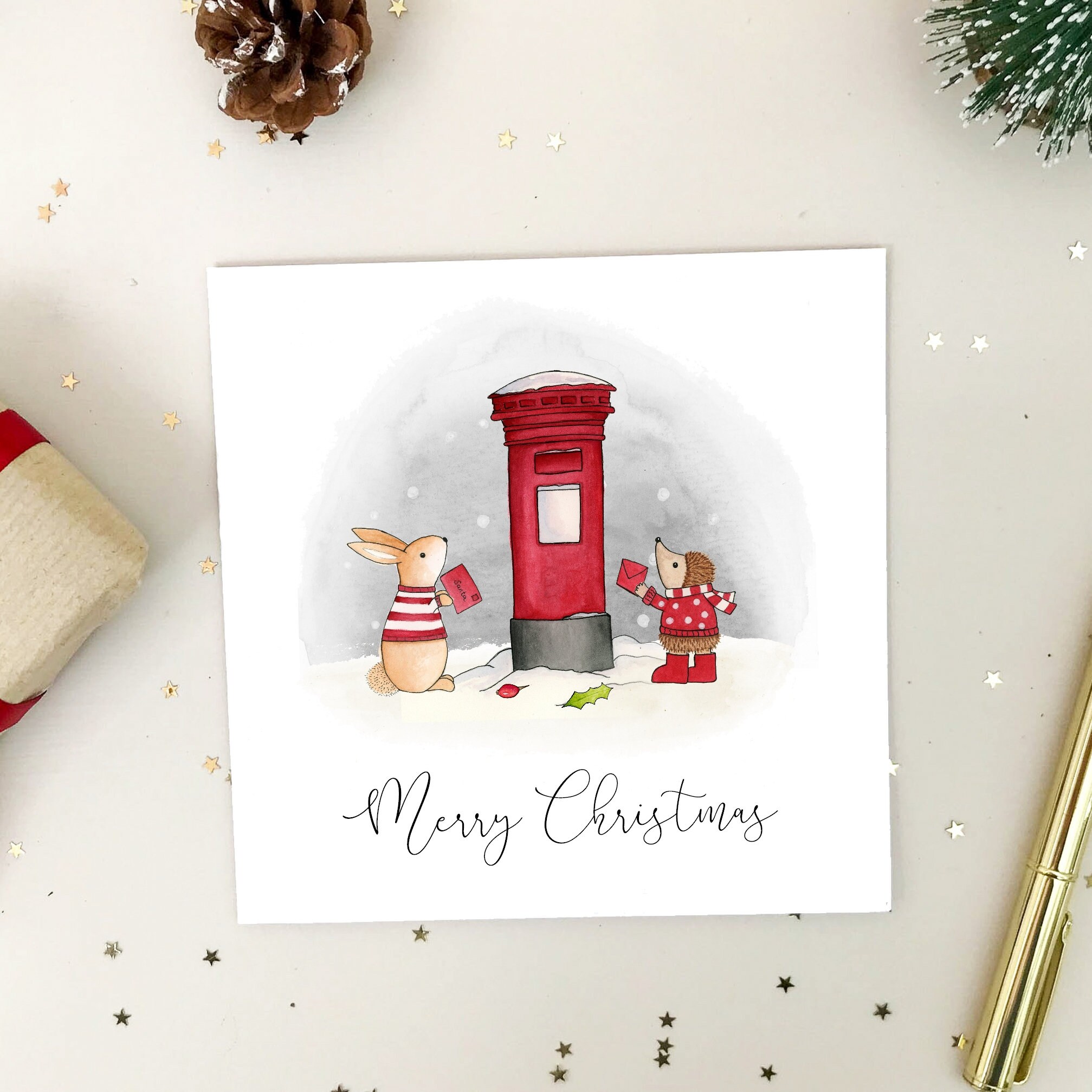 Pack of 6 Christmas Cards Christmas Card Packs Christmas Etsy