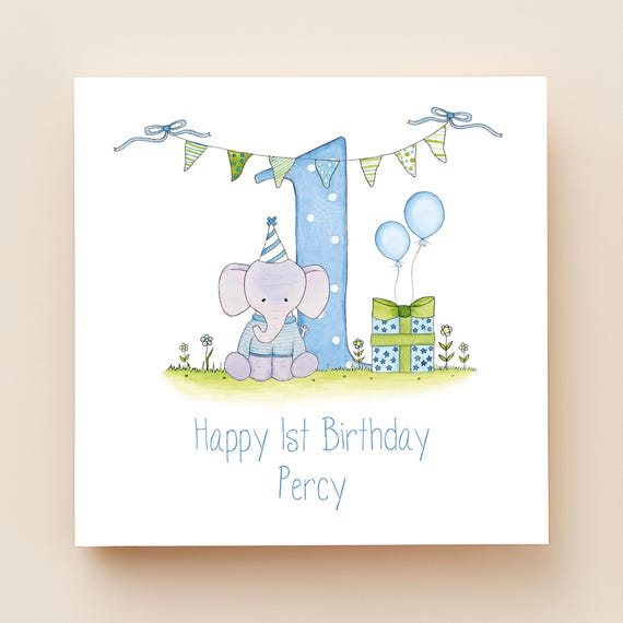 Baby Boy First Birthday Card Ideas