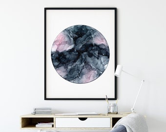 Andromeda Custom Embellished Zodiac Constellation Moon Astrology Wall Art UNFRAMED Sparkle Print - Star Sign, Astrology Boho Wall Decor