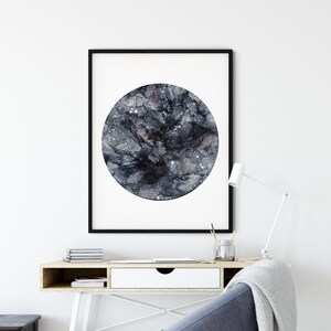 Aries Custom Embellished Zodiac Constellation Moon Astrology Wall Art UNFRAMED Sparkle Print - Star Sign, Astrology Boho Wall Decor