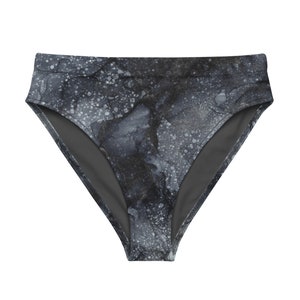 Constellation High Waisted Bikini Bottom, summer bikini, ocean vacation, high-rise swimsuit, high-rise bathing suit,