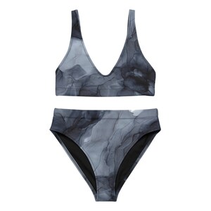Bikini a vita alta Constellation, costume da bagno sportivo, bikini estivo, vacanza al mare, costume da bagno a vita alta, costume da bagno a vita alta,