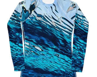 Women's Rash Guard, UPF 50+ SUN PROTECTION Shirt, Fishing Shirt, Swimwear, Performance Shirts, Athletic Shirt, Long Sleeve Tee