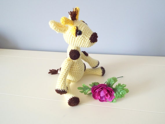 Handmade crochet Giraffe toy Dolls Kids and baby Crochet animals Amigurumi giraffe Handmade toys Home decor Toddler Gift ideas Crochet gifts
