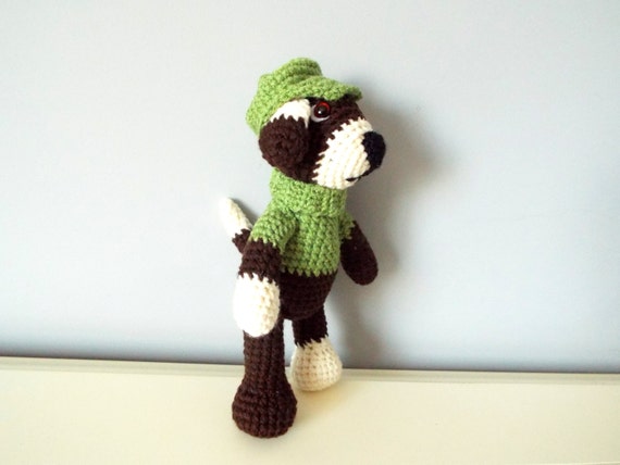 Handmade crochet puppy dog Amigurumi dog Home decor Gift ideas Kids Baby shower Soft puppy Domestic animals Boys Girls Knitted toys Dolls