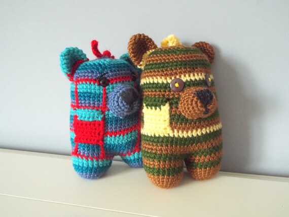 Crochet Bear amigurumi dolls stuffed animal kids toys baby shower gifts home decor Teddy bear crochet toys organic baby handmade cute bear
