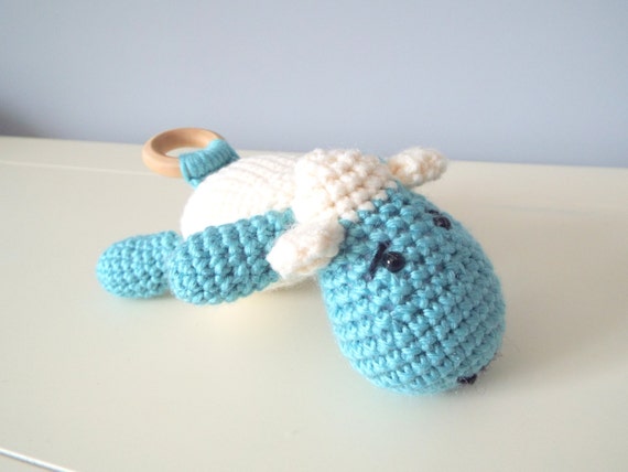 Crochet Lamb sheep teether amigurumi baby shower gifts baby and toddler teething rings cute sheep stuffed toys kids crib decoration