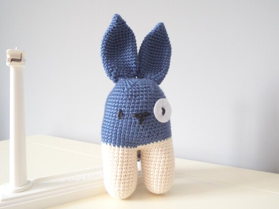 Crochet bunny rabbit amigurumi Kids toys Stuffed animal Soft dolls Baby shower gifts Organic bunny rabbit doll Home decor Crochet animals