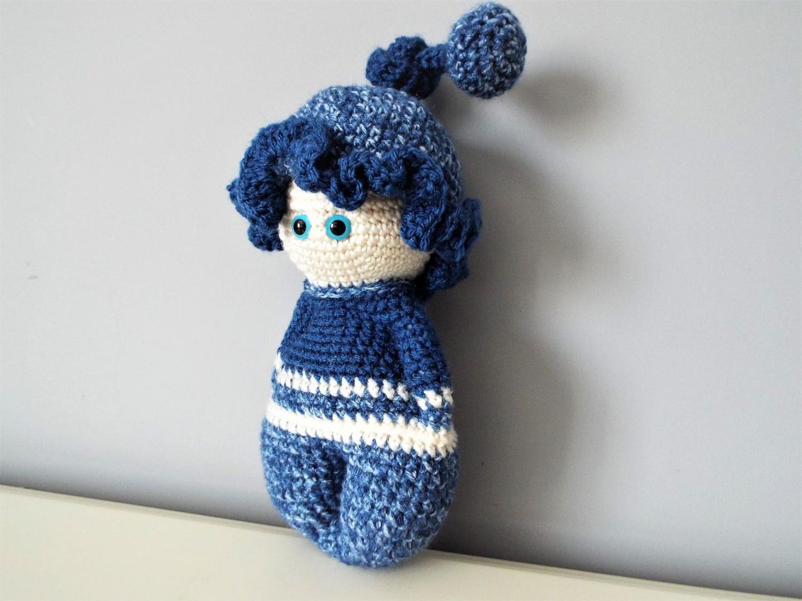 Crochet Baby Doll Amigurumi Baby Shower Gift Ideas Organic Toy Etsy