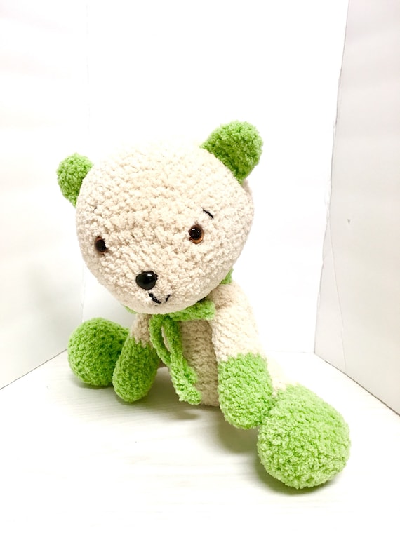 Crochet amigurumi Teddy bear Very plushie soft and unique gift idea for kids home decor baby shower cute dolls handmade Teddy