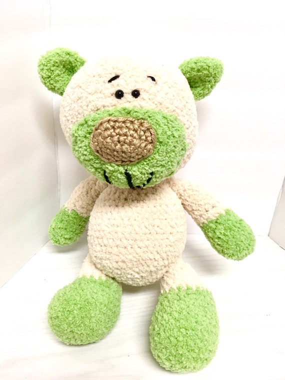 Crochet amigurumi Teddy bear Very plushie soft and unique gift idea for kids home decor baby shower cute dolls handmade Teddy