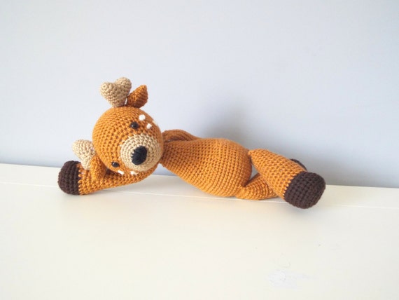 Crochet Handmade deer Amigurumi Cute Soft animals Home decor Kids Baby shower Boys Girls Forest deer Crochet dolls Gift ideas Stuffed animal