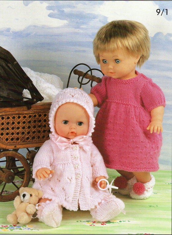 doll toy dk knitting pattern 99p