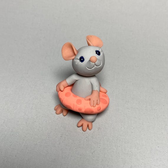 Mouse Figurine | Polymer Clay Mouse