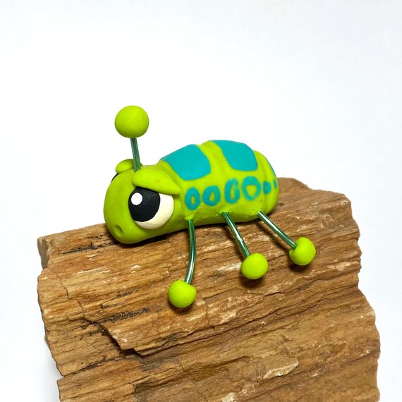 Sqwerb | Polymer Clay Alien Creature | Clay Monster Figurine | Cute Monster | Polymer Figurine