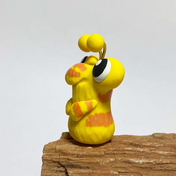 Sqwerb | Polymer Clay Alien Creature | Clay Monster Figurine | Cute Monster | Polymer Figurine