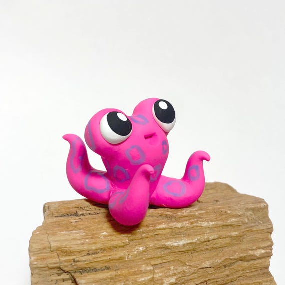 Sqwerb | Polymer Clay Alien Creature | Clay Monster Figurine | Cute Monster | Polymer Figurine