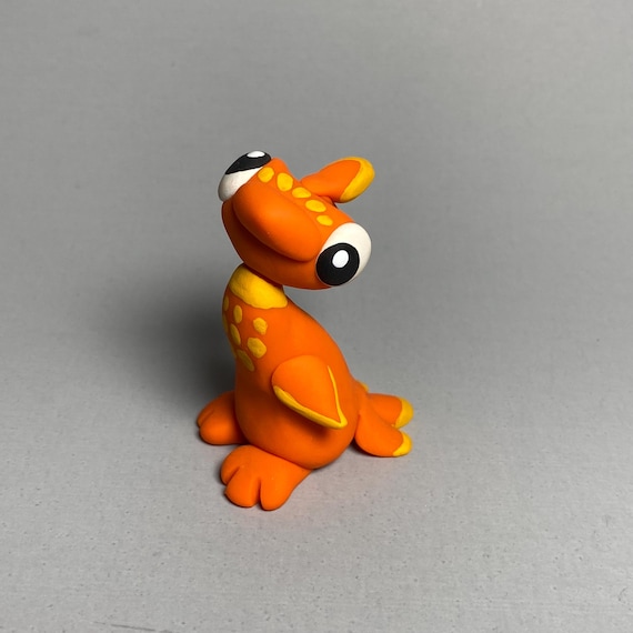 Sqwerb | Polymer Clay Alien Creature | Clay Monster Figurine | Cute Monster | Polymer Figurine