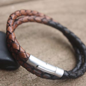 Leather Bracelet, braided bracelet, couple gifts, anniversary gift, Office Gift, accessories