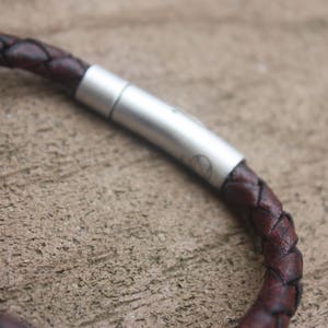 brown. bracelet. accessories. leather braided. birthday gift.