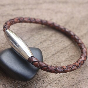Armband, Geburtstagsgeschenk, Hochzeitsgeschenk, für Männer, Frauen, Armband, geflochtenes Lederarmband