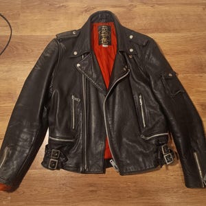 Blouson en cuir vintage Campri.