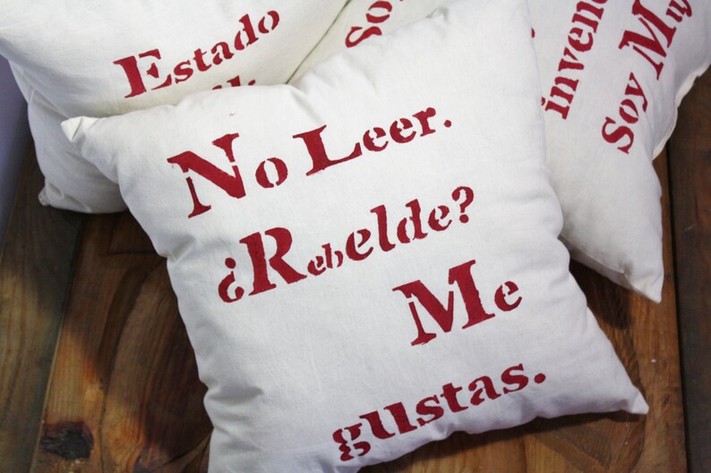 Say It With Equity Pillows With Something to Say in Spanish Etsy