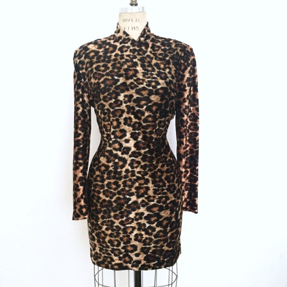 Patrick Kelly Paris 1980'S leopard cheetah print … - image 1