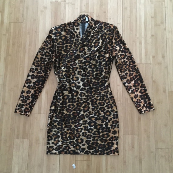 Patrick Kelly Paris 1980'S leopard cheetah print … - image 3