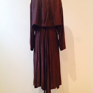 Azzedine ALAIA 1980's Paris cotton avant garde w/ cut out back wing shirt dress. Rare image 3