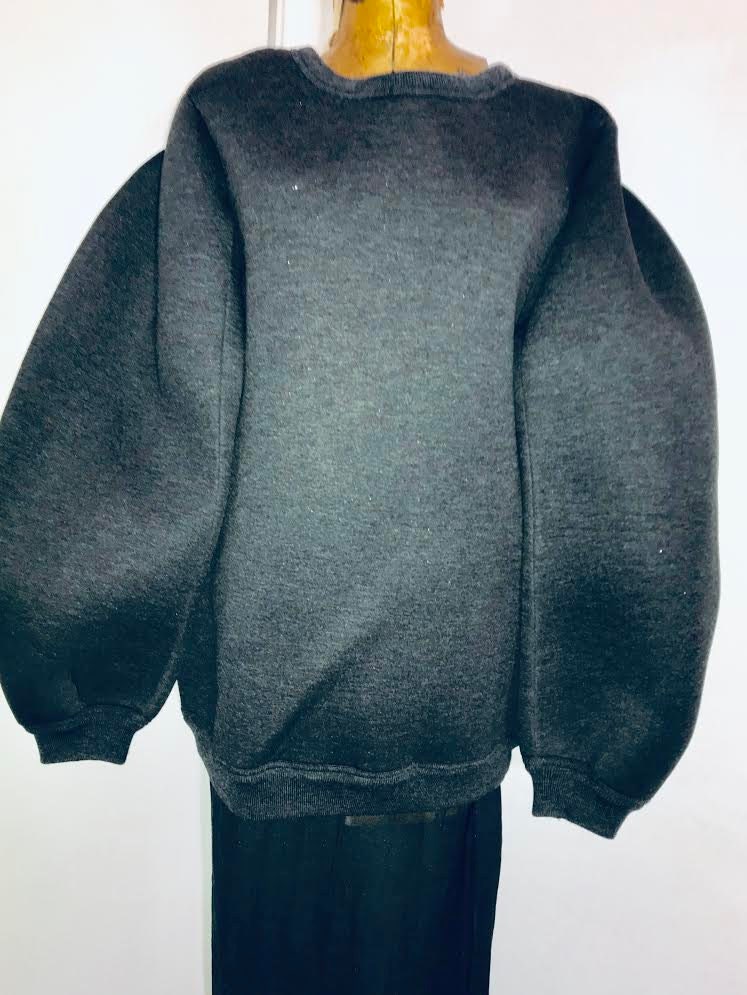 MARTIN MARGIELA Oversized Scuba Sweatshirt With Attached Sheer - Etsy