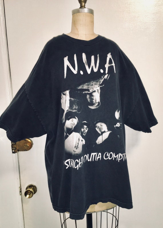 NWA original Straight out of Compton black t shirt