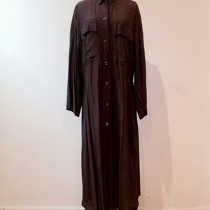 Azzedine ALAIA 1980's Paris cotton avant garde w/ cut out back wing shirt dress. Rare image 2