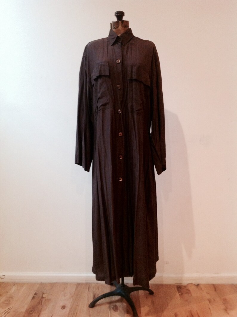 Azzedine ALAIA 1980's Paris cotton avant garde w/ cut out back wing shirt dress. Rare image 2