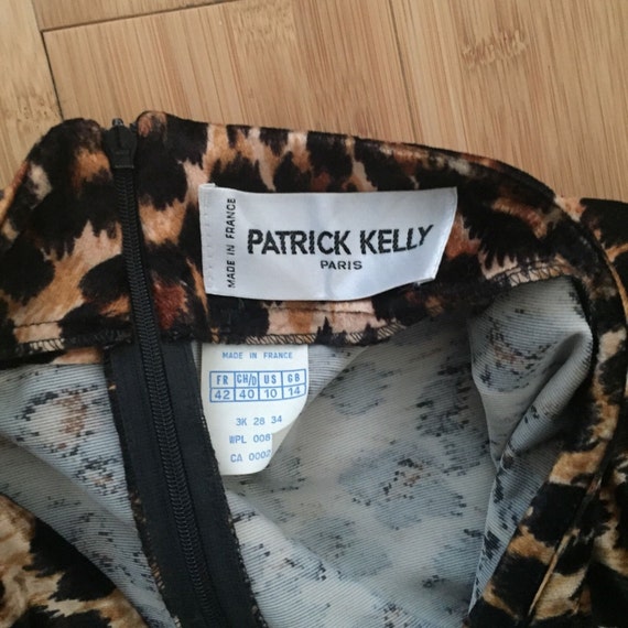 Patrick Kelly Paris 1980'S leopard cheetah print … - image 5