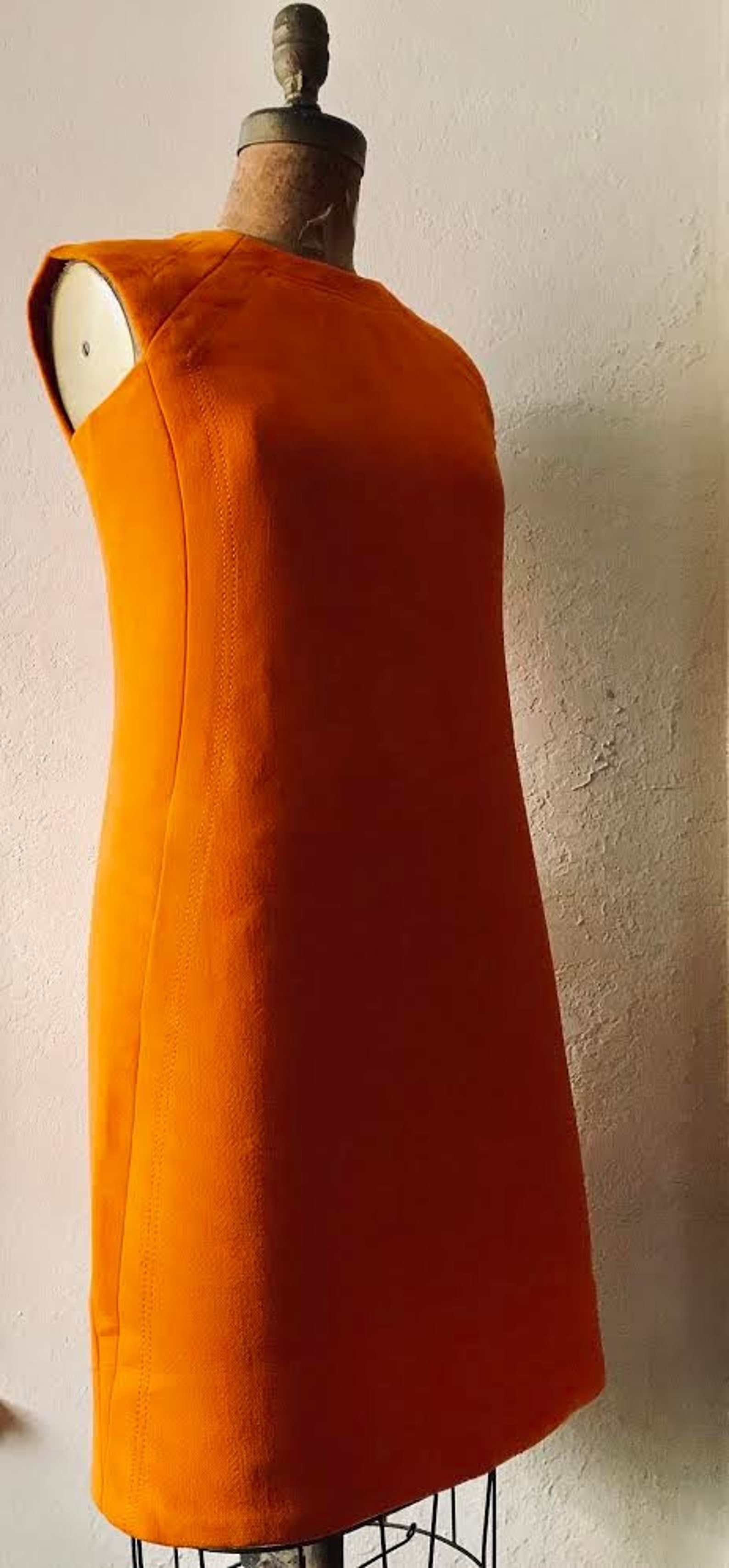 JEAN PATOU 1960 Burnt Orange Double-faced Wool Crepe Lined - Etsy Sweden