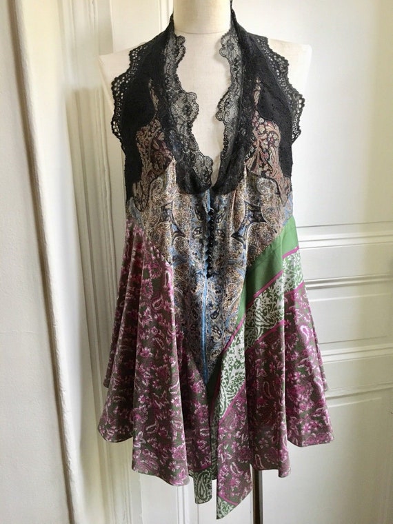 BALENCIAGA by Nicolas Ghesquiere runway silk and l