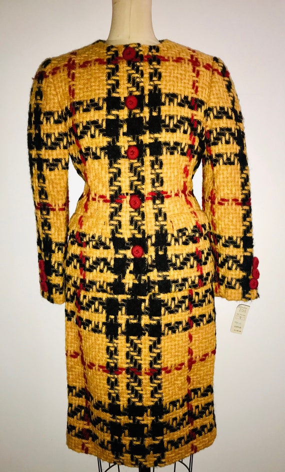 BILL BLASS two pieces wool suit ensemble made spec