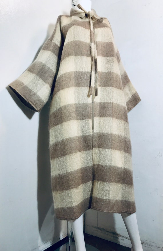 Geoffrey Beene 1970s par GALLANT striped mohair st