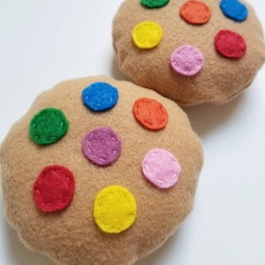 Rainbow Chip Felt Food Cookie Bild 1