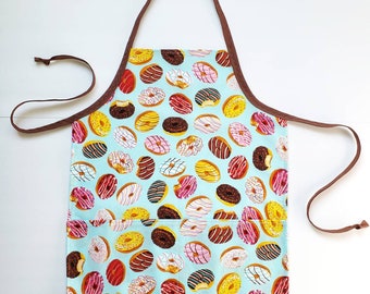 Blue Donut Children's Apron