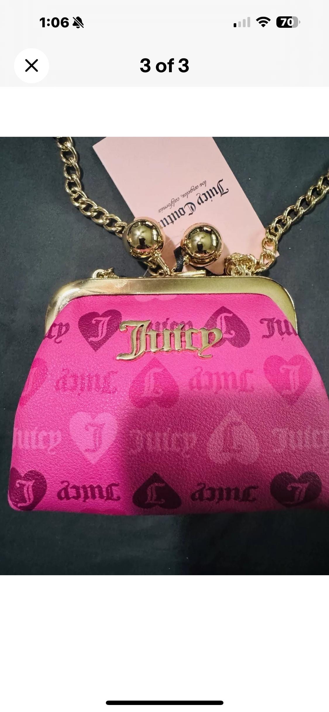 Juicy Couture Black/ Pink/Red \