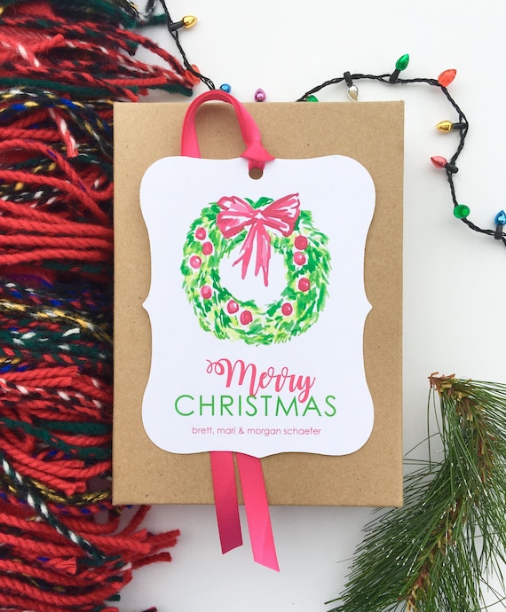 CHILLIES gift-wrap with gift tag