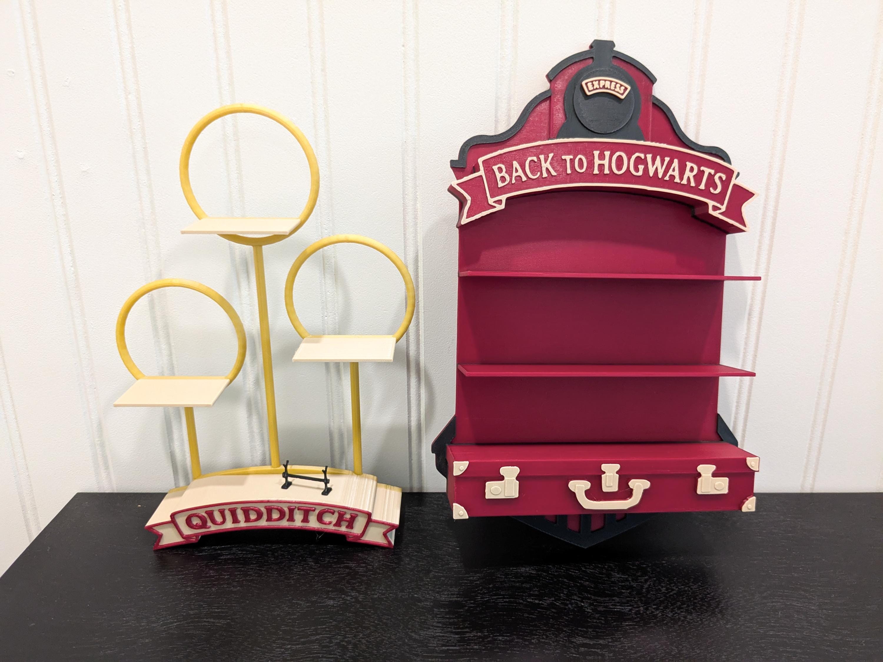 【レア】ハリーポッター　販売什器　ノベリティ　収納　棚 ハリー・ポッターのミニバースのホグワーツ展示棚 ホグワーツに戻る