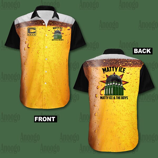 Custom Bowling Shirt Etsy